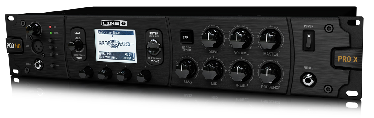 POD HD Pro X Rackmount Effects Unit The ultimate HD tone engine for your  rack