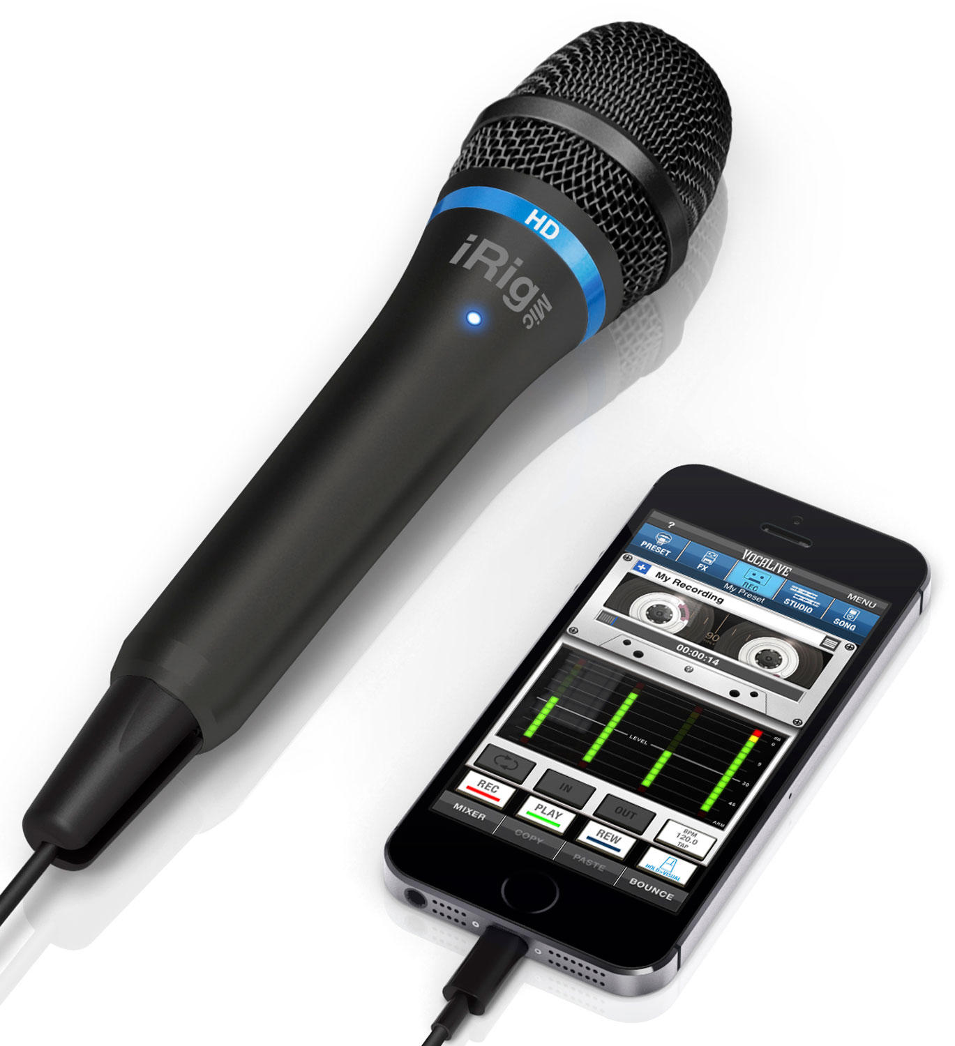 IK Multimedia iRig Mic HD Digital Microphone - Black