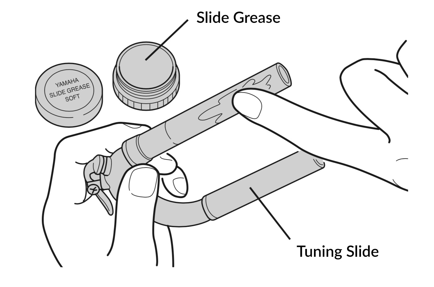 Applying Grease to the Slides