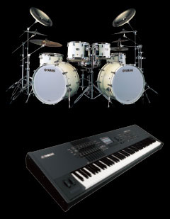 Samples were made of our premium acoustic drum kits as well as being borrowed from the world-class Motif XF synthesiser