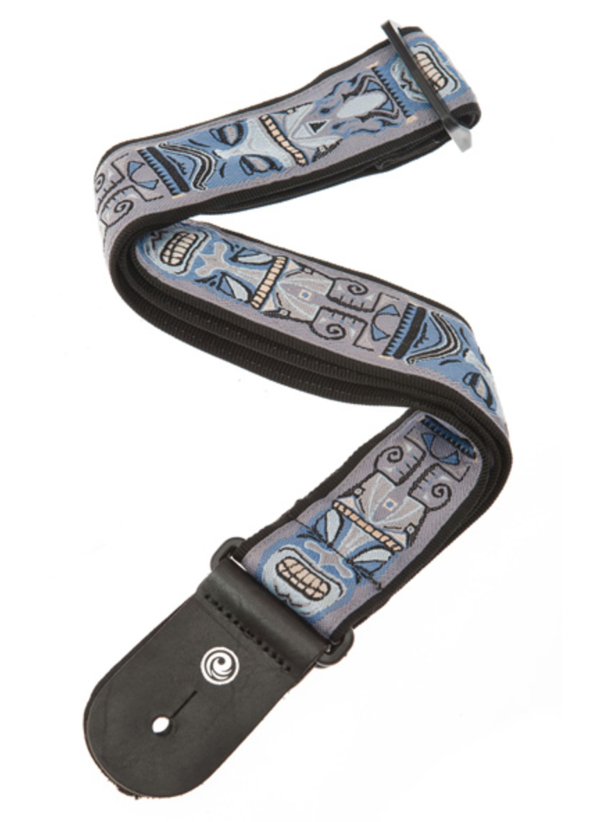 planet waves woven guitar strap tiki design