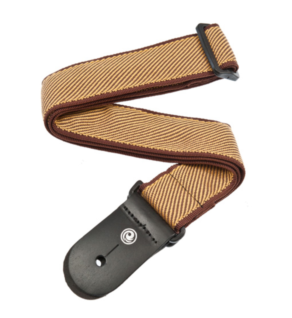 planet waves woven guitar strap tweed design