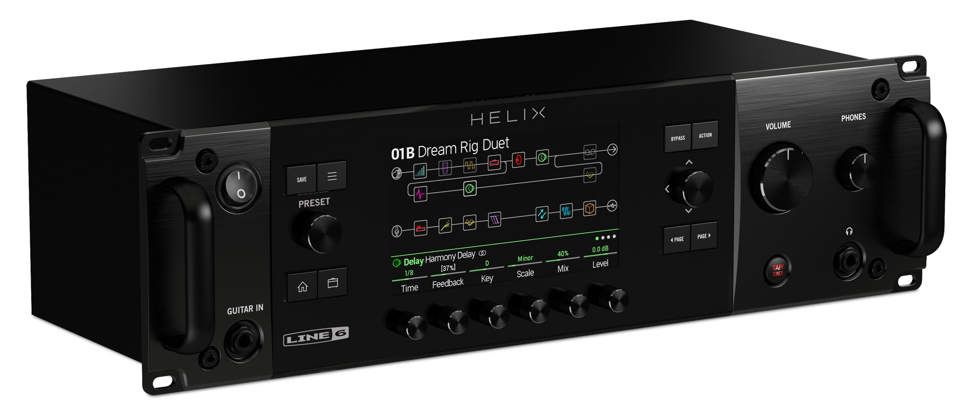 Line Helix Rack Tour Grade Rack Guitar Processor The Complete Guitar Processor For Touring