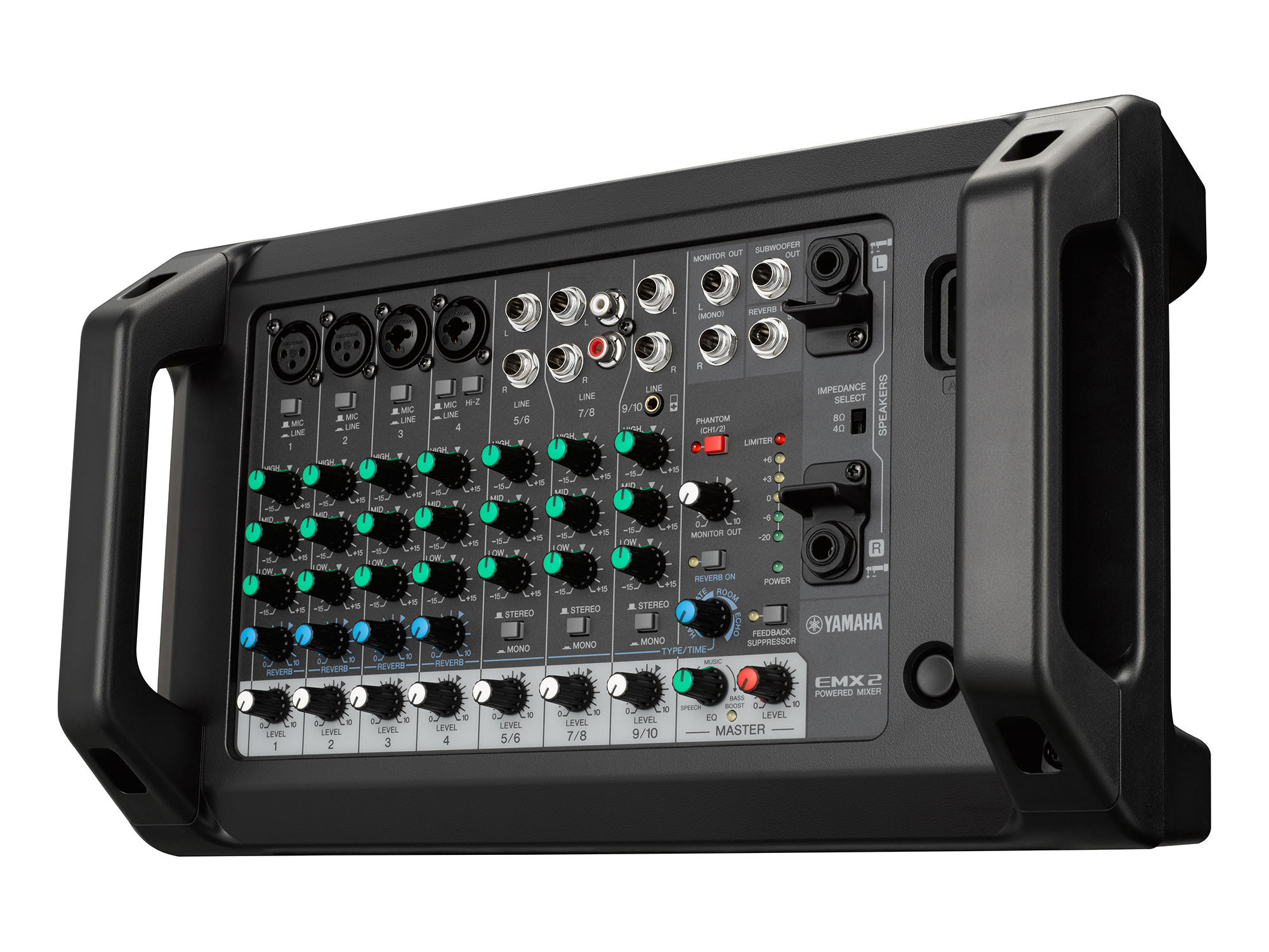 Yamaha EMX2 Powered PA Mixer 250w Per Channel at 4ohms Yamaha Music