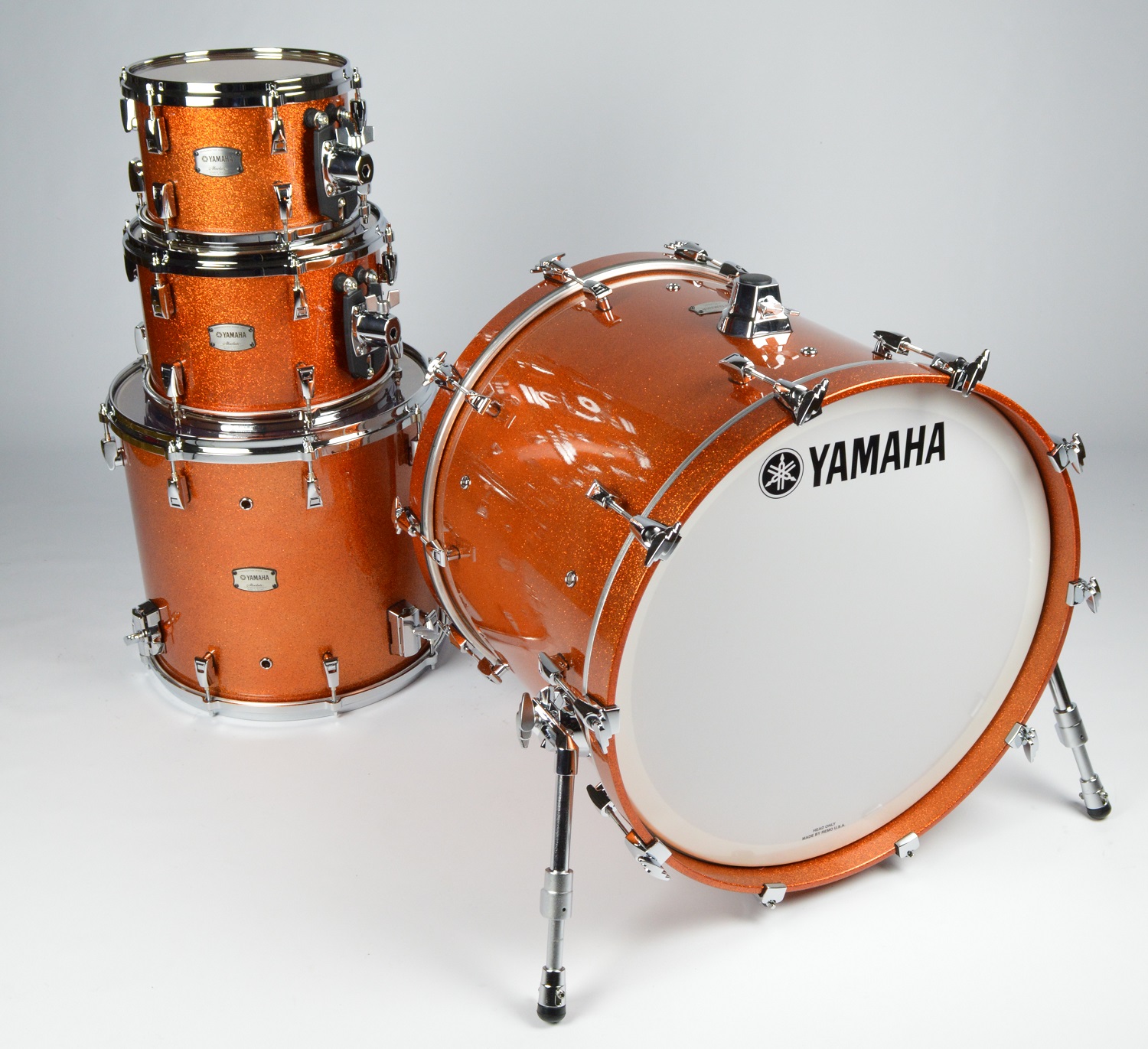 Yamaha Absolute Hybrid Maple Jazz Drum Set With 18" Kick ...