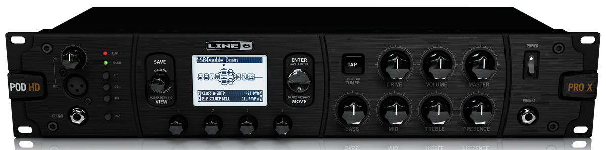 Line Pod Hd Pro X Rackmount Effects Unit The Ultimate Hd Tone Engine