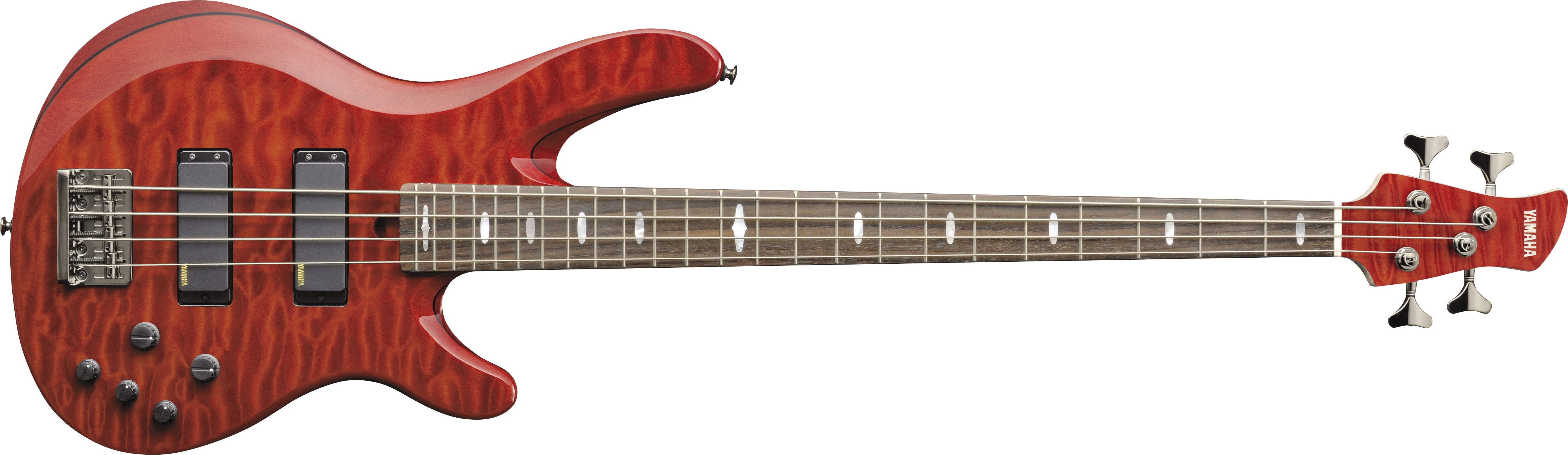 Yamaha TRB-1004J 4-string bass guitar in Caramel Brown Active/Passive